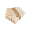 Disposable birch wooden ice cream sticks